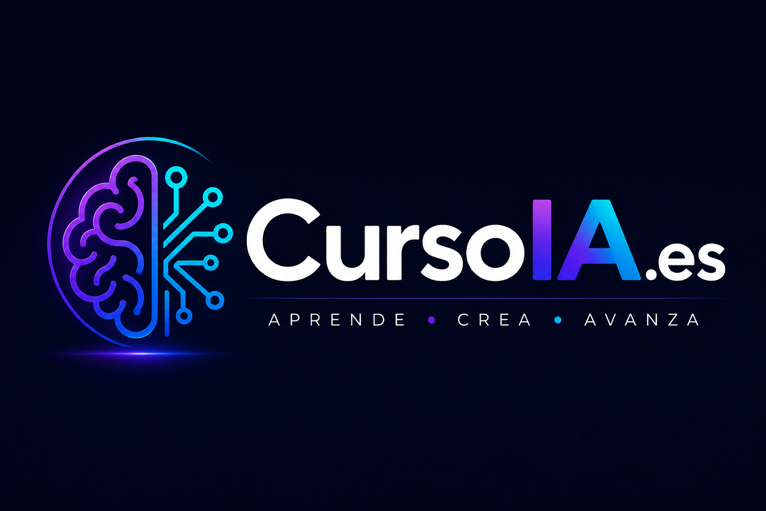 CursoIA.es · Aprende · Crea · Avanza
